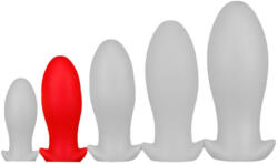 EggPlay Silikon Saurus tojás vibrátor M - érzéki játék vörösben - pajkospajtas