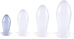 EggPlay Plug Egg Clear S - átlátszó prémium tojás vibrátor - pajkospajtas