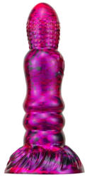 Metallic Anal Fantasy Peern - 17 cm-es prémium dildó lilában és feketében - pajkospajtas