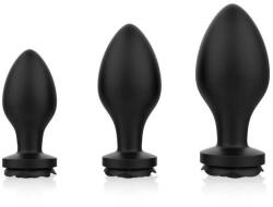 MyPlayToys Rosa Black - 3 db szilikon ékszer dugó - pajkospajtas