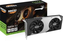 Inno3D GeForce RTX 5070 Twin X2 12GB GDDR7 192bit (N50702-12D7-195064N) Videokártya