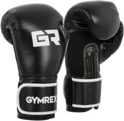 Gymrex Bokszkesztyű - 14 oz - szellőzővel - fekete (GR-BG 14B)