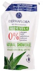 Dermaflora 0% Aloe vera tusfürdő utántöltő 500 ml