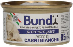 Bundy állateledel macskáknak fehér húsokkal - 85 g
