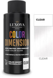 Luxoya COLOR DIMENSION - Ápoló és ragyogást fokozó hajszínező Clear - 60 ml