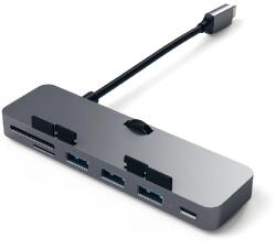 Satechi Aluminum Type-C CLAMP PRO Hub (3x USB 3.0, MicroSD) (ST-TCIMHM)