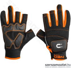 NEO TOOLS Ujjatlan, mágneses munkakesztyű 10/XL (Fekete/Narancs) (GD014) (GD014)