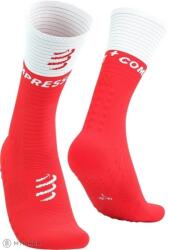 Compressport Mid Compression V2.0 zokni, fluo red/white (T3 (EU 42 - 44))