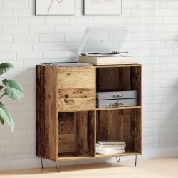 vidaXL Шкаф за грамофонни плочи дъб артизан 85 x 38 x 89 см (862912)