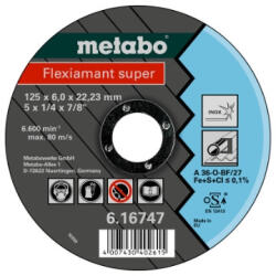 Metabo 616747000 Tisztítókorong Flexiamant super 125x6, 0x22, 2 Inox