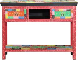 vidaXL Конзолна маса с чекмедже Многоцветен 100 x 30 x 77 см (4017567)