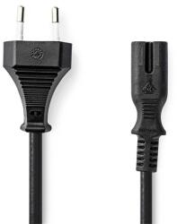 Nedis CEGL11040BK50 tápkábel IEC-320-C7, 2 x 0.75 mm, hossz 5m (CEGL11040BK50)