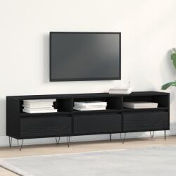 vidaXL ТВ шкаф 150 x 30 x 44, 5 см Черния дъб Инженерна дървесина (862877)