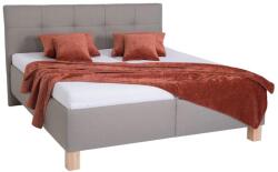 POHODA Kárpitozott MARIA ágy matraccal és ágyneműtartóval 160x200 cm taupe 8590828931782 (PO0012)