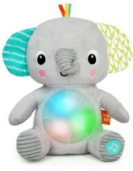 Bright Starts Plüss játék zenélő világító Hug-a-bye Baby elefánt 0hó+ - pepita