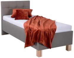 POHODA Kárpitozott ágy tárolóhellyel matrac nélkül MARIA ONE 90x200 cm taupe PO0064 (PO0064)