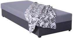 POHODA Kárpitozott heverő JACOB XL, tárolóval, teherbírás 130 kg, 90x200 cm, szürke 8590828933823 (PO0065)