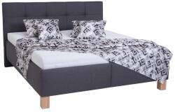 POHODA MARIA kárpitozott ágy ágyneműtartóval, matrac nélkül, 180x200 cm, szürke 8590828931508 (PO0005)