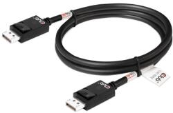 Club 3D DisplayPort 2.1 kábel DisplayPort 2.1, DP80, 4K120Hz/10K60Hz (M/M) készülékekhez (8719214473204)