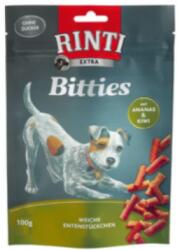RINTI Recompensele pentru caini Rinti Extra Mini Bitties Rata cu Ananas si Kiwi 100 gr