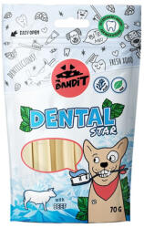 Mr. Bandit Recompense pentru caini Mr. Bandit DENTAL STARS, vita, 70g - shop4pet
