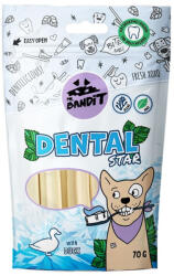 Mr. Bandit Recompense pentru caini Mr. Bandit DENTAL STARS, rata, 70g - shop4pet