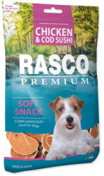 Rasco Recompense pentru caini Rasco Soft Sushi Pui/Cod 80 gr