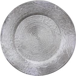Horecano HORECANO-Подложна чиния с брокатен ефект ф33cm СРЕБЪРНА (HC-93945) 194602-2 (0193945)