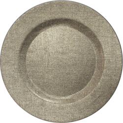 FUZHOU FUZHOU-Подложна чиния 33cm с релеф БЕЖОВА (JQY17-7026A) (015203)