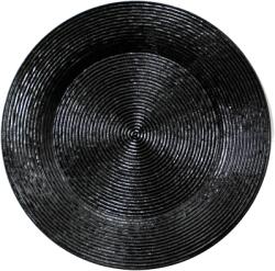 Horecano HORECANO-Подложна чиния с брокатен ефект ф33cm ЧЕРНА (HC-93947) 194602-4 (0193947)