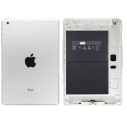 Apple iPad mini 4 (2015) A1538 akkufedél (hátlap) kamera lencsével és akkumulátorral, ezüst, Gyári, Grade A