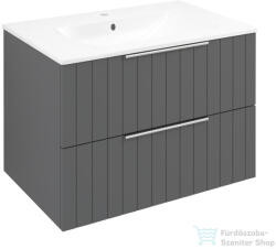 SAPHO CIRASA Mosdótartó szekrény, 2 fiókkal, 69, 8x52x46cm, carina strip (CR701-4141S) (CR701-4141S) - furdoszoba-szaniter
