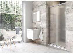 RAVAK Zuhanyajtó BLDP2-120 szatén + Grape (0PVG0U00ZG)