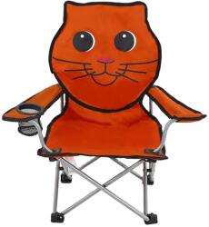 ProGarden RedCliffs színes gyerek Kemping-horgász szék, összecsukható, 35 x 34 x 62 cm, cica (LF1000010)