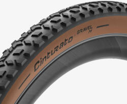 Pirelli Külső Cinturato Gravel M Classic Tlr Tubeless Ready 50-622 120 Tpi Fold. Defektvédelem: Techwall, Barna/fekete