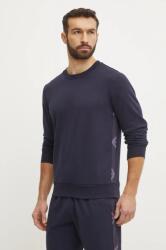 Giorgio Armani kapucnis pulcsi otthoni viseletre sötétkék, nyomott mintás, EM000520 AF10781 - sötétkék XL