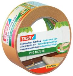 tesa Banda dublu adeziva maro material reciclat 50 mm x 25 m (DTS56452)