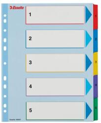 Esselte Index Esselte A4 Maxi 1-5 reinscriptibil (ESS100207)
