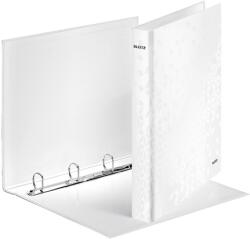 Leitz Caiet mecanic Leitz Wow A4 mecanism 4DR laminat alb metalizat (ESS42420001)