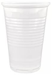 Pohár 2 dl műanyag 100 db/csomag átlátszó (8299) - wondex