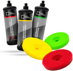 Liquid Elements Set de Lustruire Liquid Elements - Pentru Mașini Orbitale (3x125/145mm - 3x1000ml) (LET4000Szett125-1L)