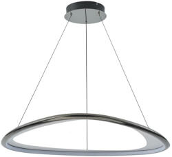 Zuma Line Getafe 57W 3000K fekete/króm LED függeszték Zuma Line (ELM 003064 028097)