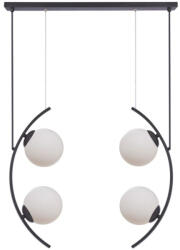 Zuma Line Helix 4xE14 fekete/fehér függeszték Zuma Line (ELM 002177 026887)