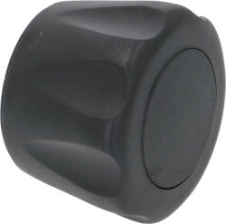 SIRMAN GOMB KOCSIHOZ FEKETE ø 65 mm M10 MENET