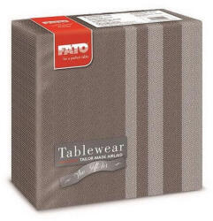 FATO Airlaid szalvéta 40x40cm Tweed Chocolate 50 lapos (88441100) - szerek