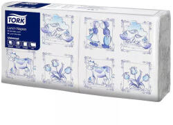 Tork szalvéta Lunch Universal DELF-WARE 1r. , 1/4 hajtás, 33X32cm, 500db/csg, 9csg/karton (477766)
