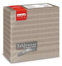 FATO Airlaid szalvéta 40x40cm Csipke mogyoró 50 lapos (88442600) - szerek