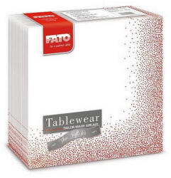 FATO Airlaid szalvéta 40x40cm Puntini piros 50 lapos (88445200)