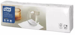 Tork szalvéta Linstyle koktél, premium textilhatású, FEHÉR, 23/1, 150db/csg, 10csg/karton (478152)