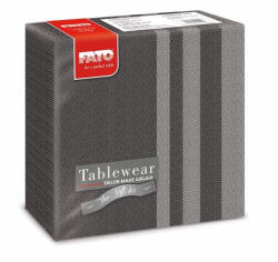 FATO Airlaid szalvéta 40x40cm Tweed fekete 50 lapos (88441200) - szerek